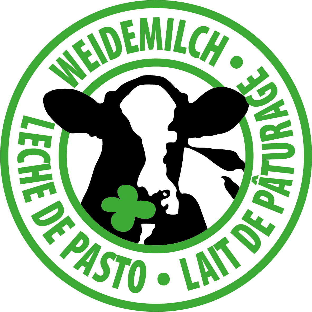 DE FR ES Weidemilch Lait de Paturage Leche de Pasto