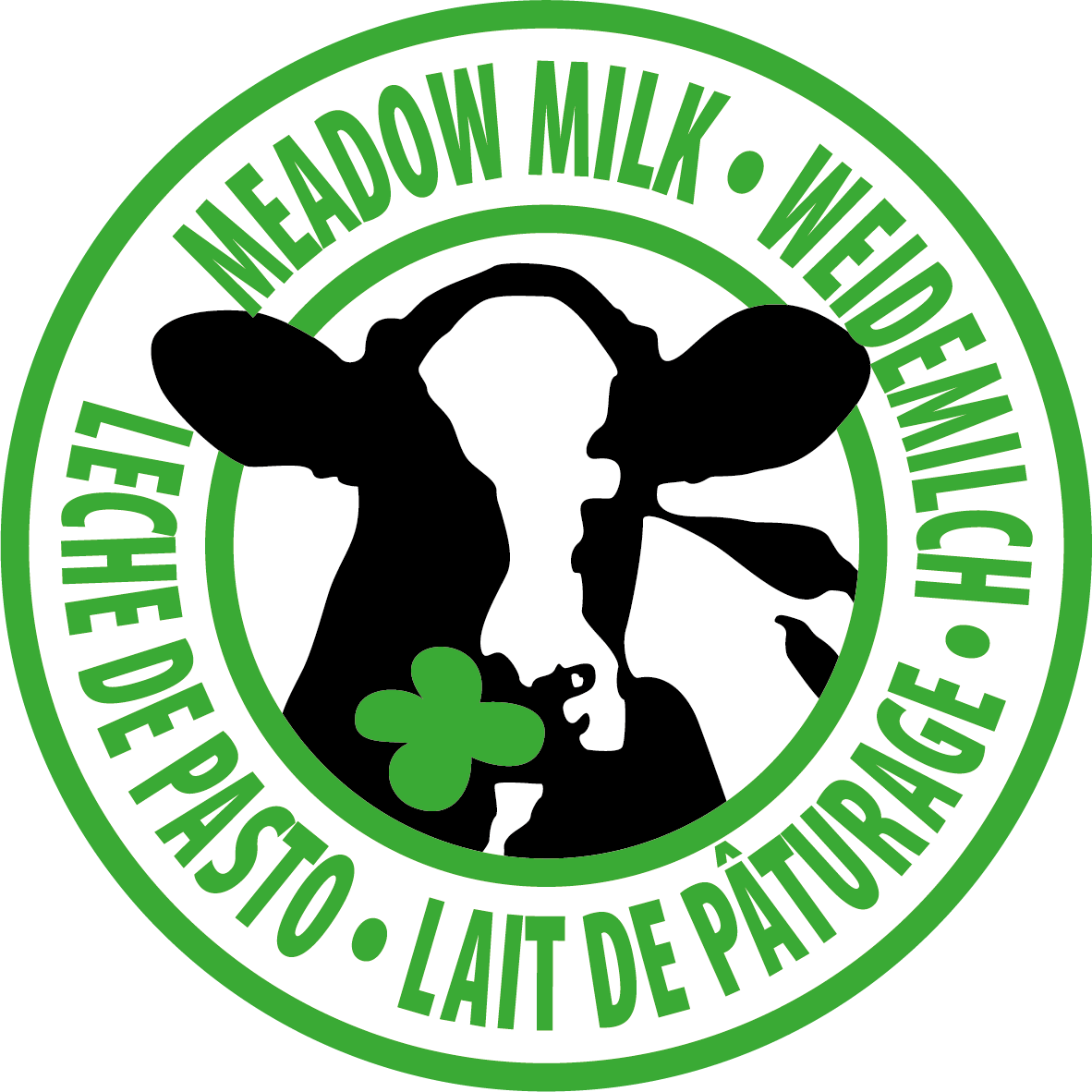 EN DE FR ES Meadow Milk Weidemilch Lait de Paturage Leche de Pasto
