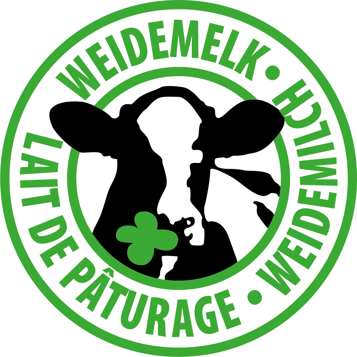 NL DE FR Weidemelk Weidemilch Lait de Paturage